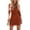 Burnt Orange, variant on PrettyGuide Women's Short Sweater Dress Long Sleeve Ruched Side Drawstring Casual Rib Knit Bodycon Mini Dresses