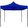 thumbnail image 2 of Carpa Toldo 3x3 Plegable Con Maletin Impermeable 600d Jardimex  Azul, 2 of 8
