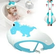 thumbnail image 2 of Fenull Children'S Shampoo Cap Blue,Cap Shield 1Pcs Shower Cap for Kids Cute Dinosaur Shape Baby Visor Hat Soft Anti Slip Shampoo for Kids & Ear, 2 of 7