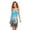 Light Blue, variant on Women Short Dress Loose Backless Summer Beach Sundress Jumpsuit Sleeveless Casual