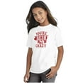 thumbnail image 3 of You're Bacon Me Crazy Meat Lover Crewneck T Shirts Boy Girl Teen Brisco Brands X, 3 of 6