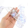 thumbnail image 4 of Cortina de luces LED con cinta para ventana, cadena de luces para fiestas, luces solares llamativas para exteriores, cable, 4 of 4