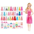 thumbnail image 2 of Doll Clothes for Dresses Gown with Shoes Outfit Set for Xmas Birthday Gift(60 Pack), 2 of 2