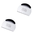 thumbnail image 1 of tamizeot LazyHome Stainless Steel Pastry Scraper Flour Cutter w/ Scale Baking Tool Black 2Set, 1 of 6