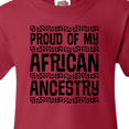 thumbnail image 4 of Inktastic Black History Proud African Ancestry Youth T-Shirt, 4 of 5