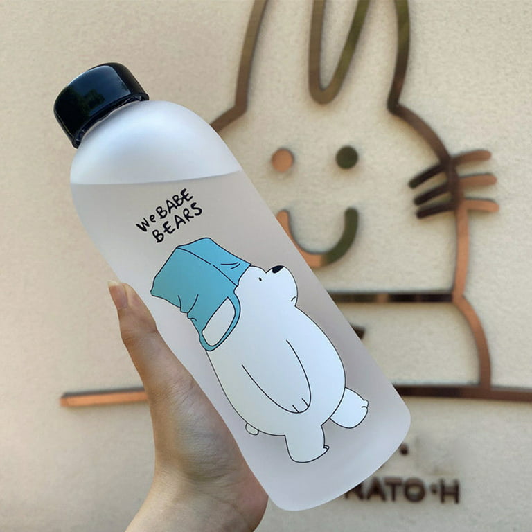 Bubu and Dudu Panda Stainless Steel Water Bottle: Large Capacity