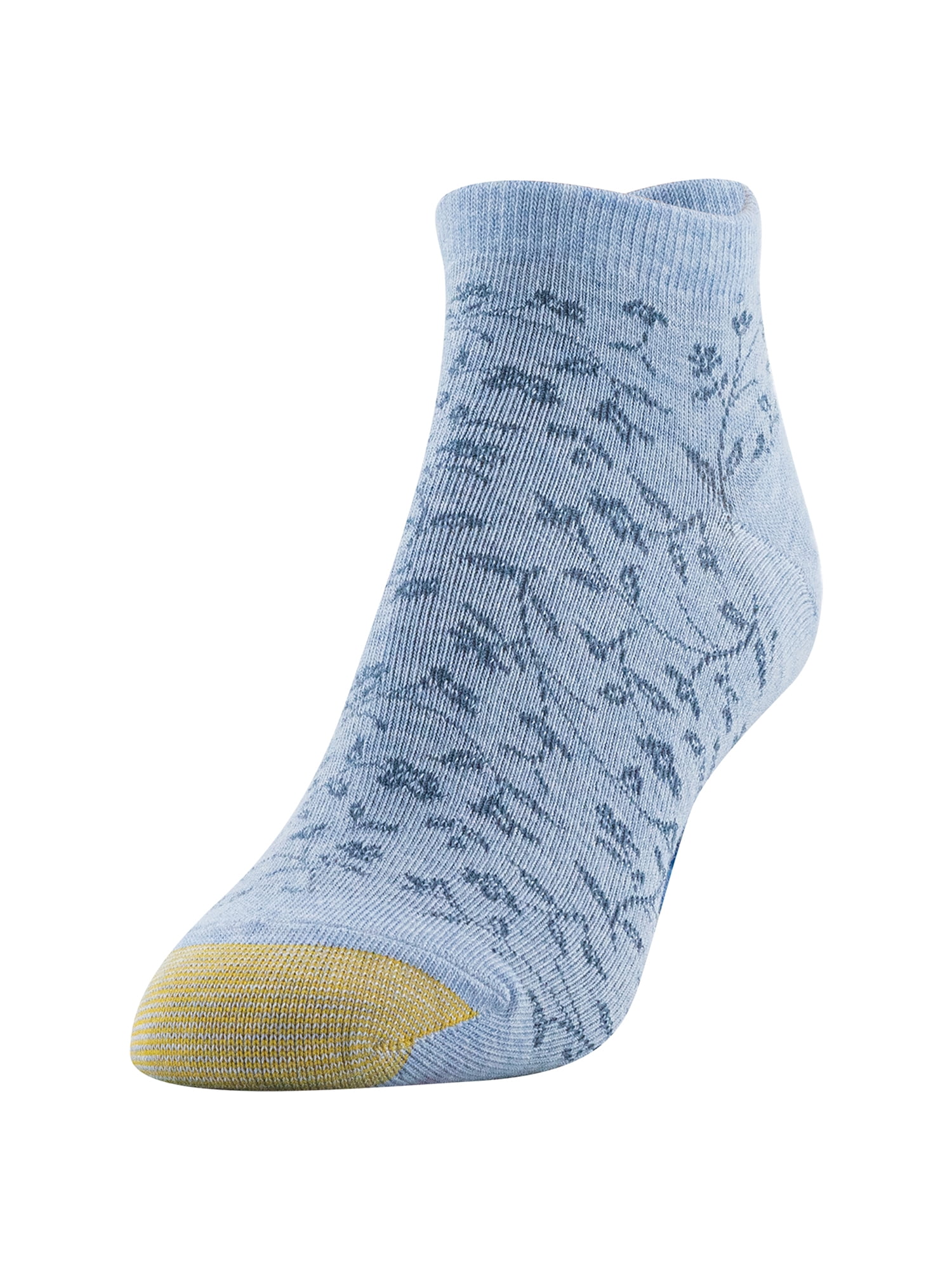 Goldtoe Edition Womens Scroll Floral Liner Socks, 6 Pairs
