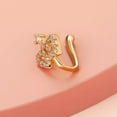 thumbnail image 6 of GKNET Cartilage Earrings Body Delicate Jewelry Gifts Nose Hoops Nose Clip Cuff Nostril Earrings-2, 6 of 7
