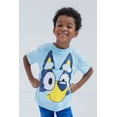 thumbnail image 7 of Bluey Little Boys' Short Sleeve T-Shirt 3-Pack Bluey Blue Grey, 7 of 7