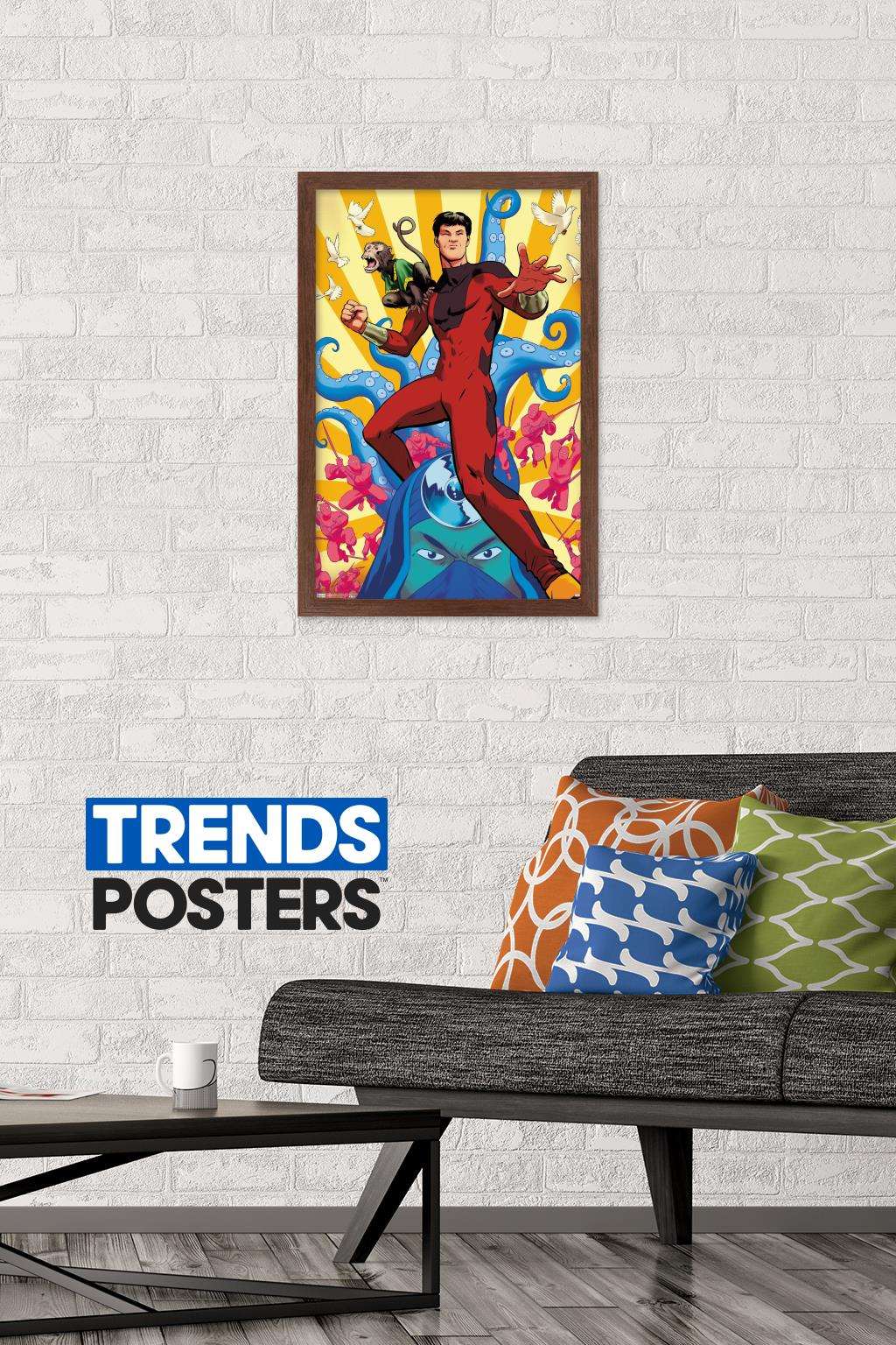 Marvel Comics - Shang- Chi - Master Of Kung Fu #126 Wall Poster, 14.725" x 22.375", Framed