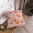 thumbnail image 5 of KLL Painting Peach Decorative Throw Pillow Covers Velvet Soft for Couch Sofa Bedroom Living Room Outdoor (No pillow core)- 18"x18", 5 of 5