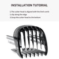 thumbnail image 4 of Attachment Comb for Philips Hair Clipper HC3400 HC3410 HC3420 HC3422 HC3426 HC5410 HC5440 HC5442 HC5446 HC5450, 4 of 7