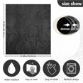 thumbnail image 6 of Dailycode Dishwasher Magnet Cover Magnetic Fridge Door Cover Home Kitchen Decor, Black Elegant Swirling Plants, 23"x 26", 6 of 6