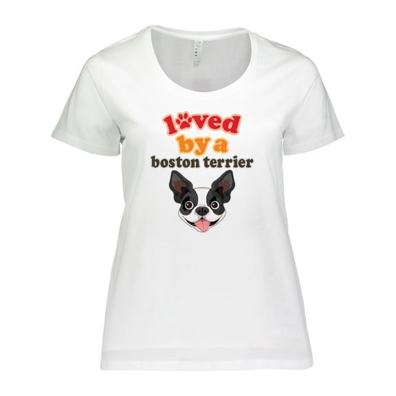 Inktastic Boston Terrier Dog Women's Plus Size T-Shirt