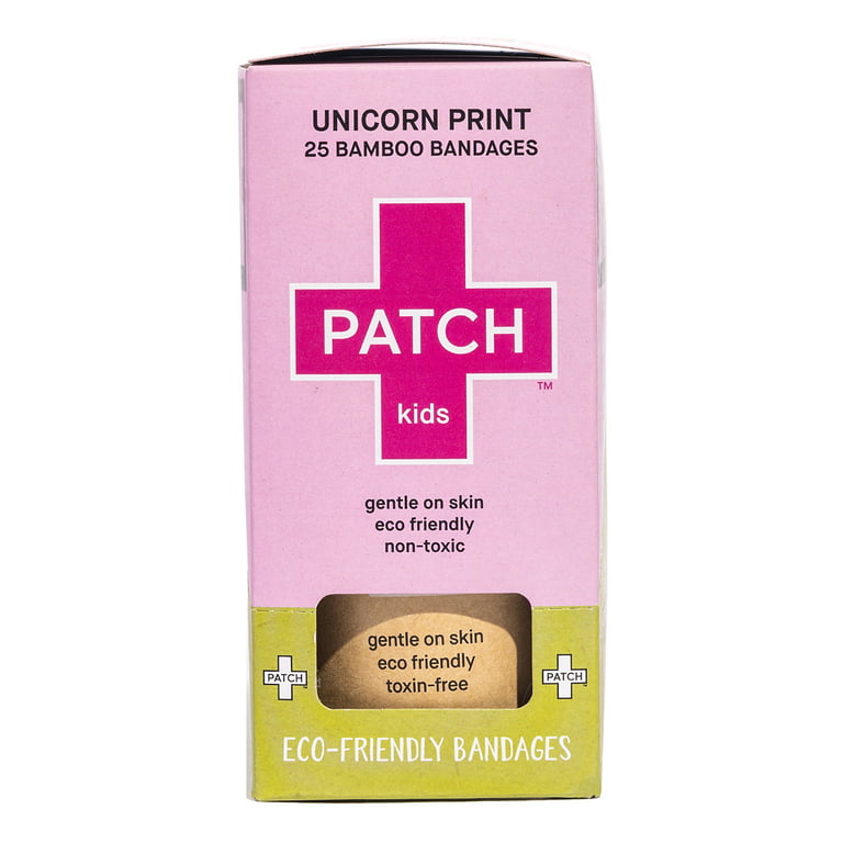 PATCH Eco First-Aid Kit containing hypoallergenic bandages for