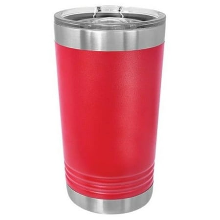 

Maxam JDLTM753 16 oz Stainless Steel Polar Camel Pint with Slider Lid Red