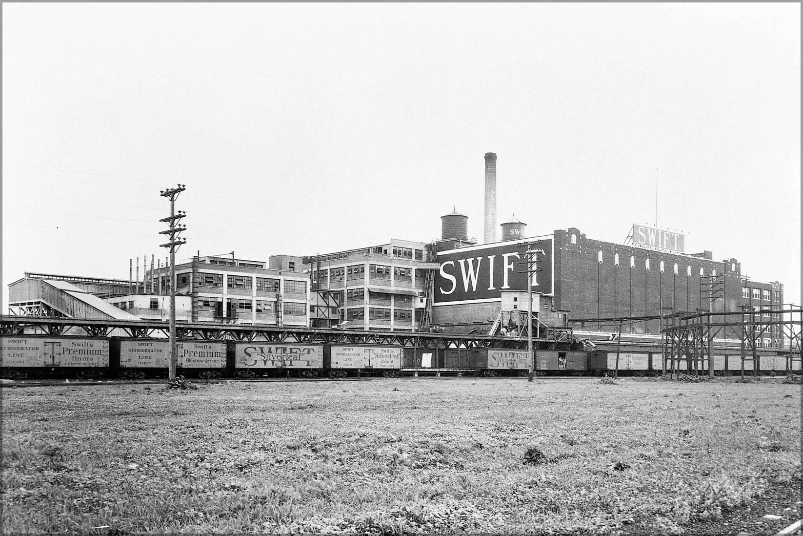 24&quot;x36&quot; Gallery Poster, Swift Brands South Chicago IL meat