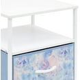 thumbnail image 6 of Sorbus Nightstand 1-Drawer Shelf Storage- Bedside Furniture & Accent End Table Chest for Home, Bedroom, Office, College Dorm, Steel Frame, Wood Top, Easy Pull Fabric Bins (Blue), 6 of 7