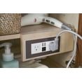 thumbnail image 5 of James Martin Furniture 210-V59D-GW-MW 59 in. Linear Glossy White Double Bathroom Vanity with Matte White Solid Surface Top, 5 of 7