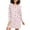 N714, variant on joogoo Bows Pink Women's Long Sleeve Nightgown Sleepwear L