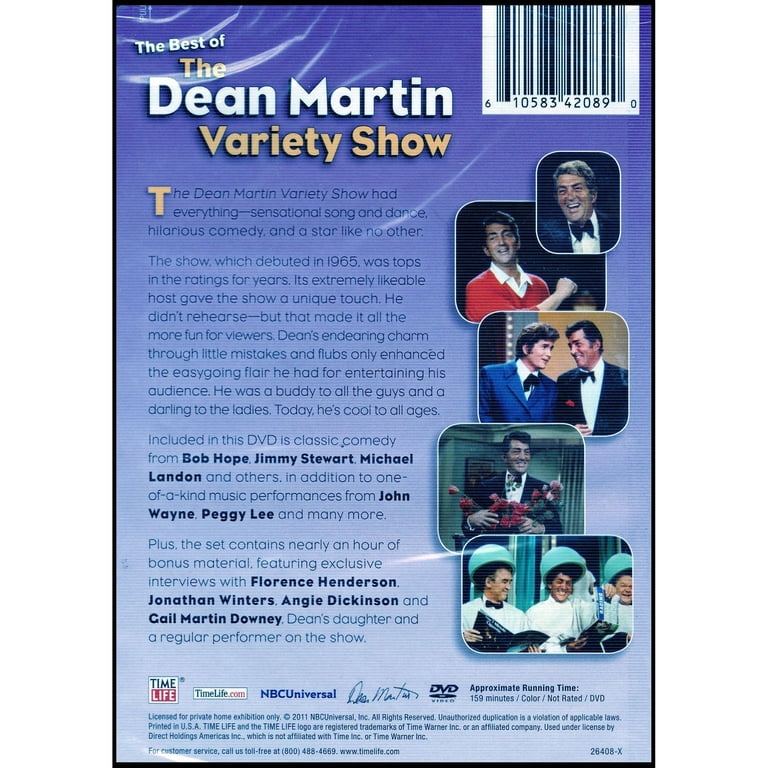 Best of Dean Martin Variety Show [DVD] - Walmart.com