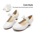 thumbnail image 2 of Zapatos de Vestir para Niña Mary Jane DREAM PAIRS Tacón Bajo Blanco, 2 of 6