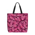 thumbnail image 1 of Fotbe Pink Butterfly Bolsa Tote con Estampado para Mujer, Bolsos con Cremallera, Bolsa de Hombro Casual de Gran Capacidad con Bolsillos Internos, 1 of 7