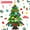 B Style, variant on PayUSD DIY Lighted Felt Christmas Tree Set for Toddlers, Kids Door Wall Hanging Xmas Gifts Christmas Decorations, 3.2FT Family 3D Fake Xmas Tree with 33 pcs Detachable Ornaments, C Style