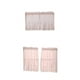 thumbnail image 1 of de cortinas para ventana de cocina de 3 piezas semitransparentes -2, 1 of 9