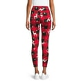 thumbnail image 3 of No Boundaries Junior's Christmas Faux Fur Lined Leggings, 3 of 5