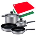 thumbnail image 1 of Batería de Cocina Antiadherente ColorHome COMBO-CH-04 9 Piezas, 1 of 10