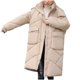 thumbnail image 2 of Chaquetas y abrigos casuales de manga larga sin capucha para mujer, chaqueta de manga larga con aislamiento de color liso, chaqueta de cuello alto, chaqueta de invierno ajustada, abrigo para mujer, 2 of 5