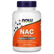 Now Foods, NAC, 1000 mg, 120 Tablets (Pack of 2)