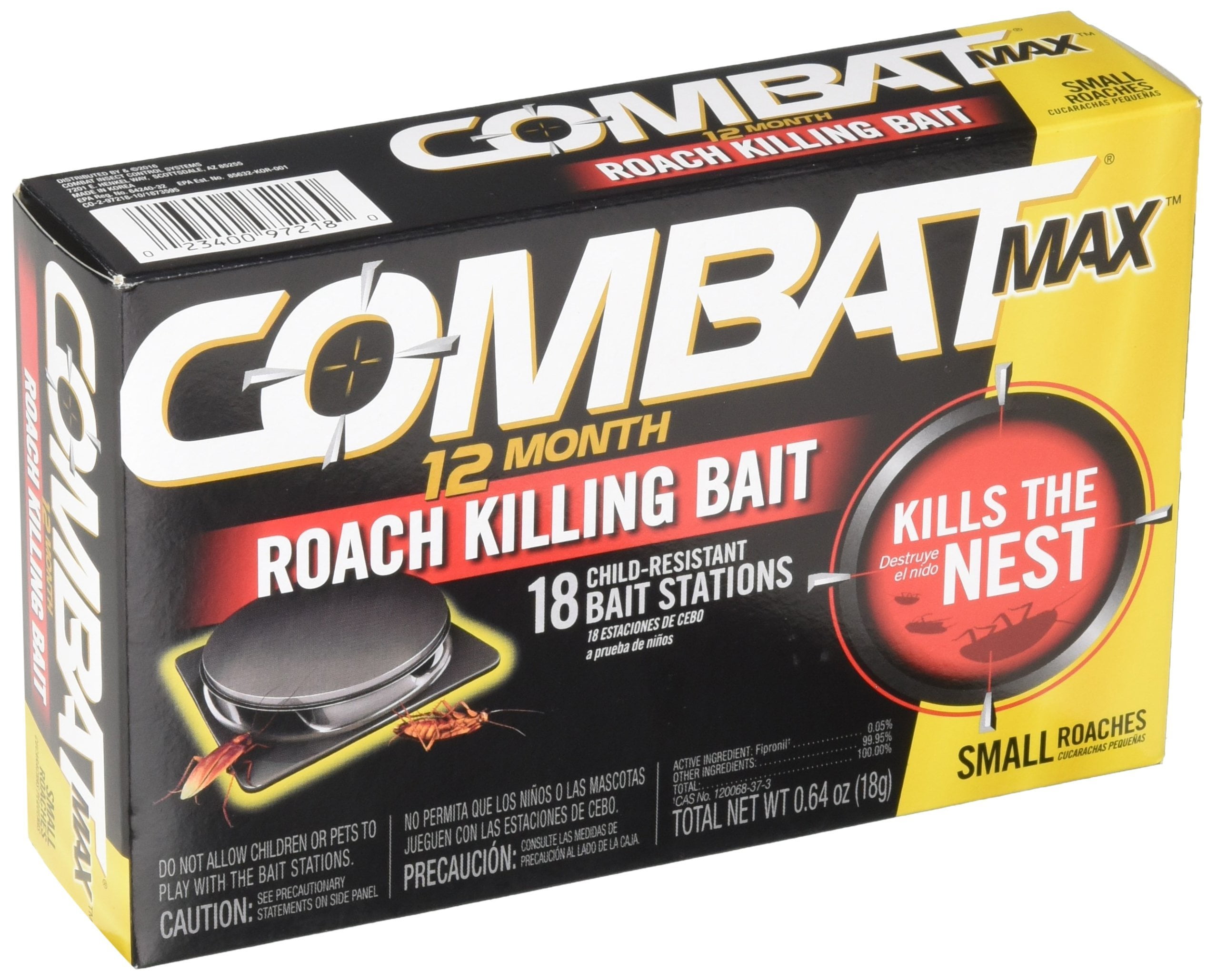 Combat Roach Control Bait Station 12 ea 