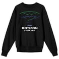 thumbnail image 3 of Batman Forever Movie Logo Men's Black Long Sleeve Sweatshirt-Large, 3 of 4