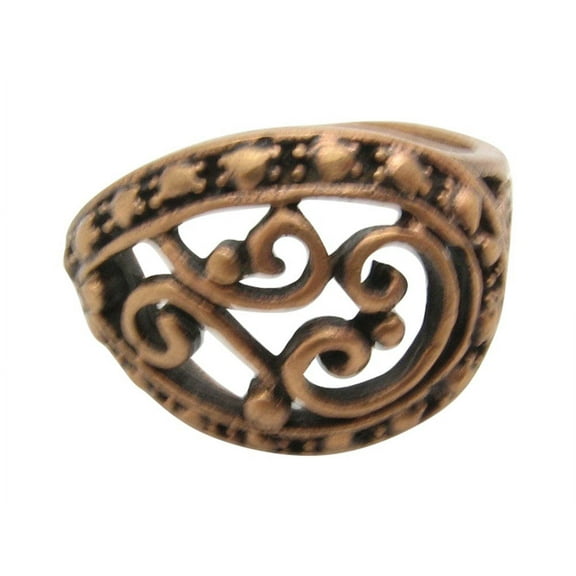Size 7 Copper Rings CR2804-9/16 Wide - Available in Sizes 6 Thru 9. Choose Your Size Below: