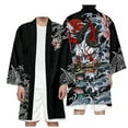 thumbnail image 3 of Dragon Printed Cardigan Harajuku Long Style Kimono Women Men Japanese Street Samurai Cosplay Yukata Tops Oversize 6XL, 3 of 6
