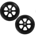 thumbnail image 1 of 2pcs Wheelchair Wheel 8 Inch Flexible Wheelchair Duty Wheel Wheelchair, 1 of 3