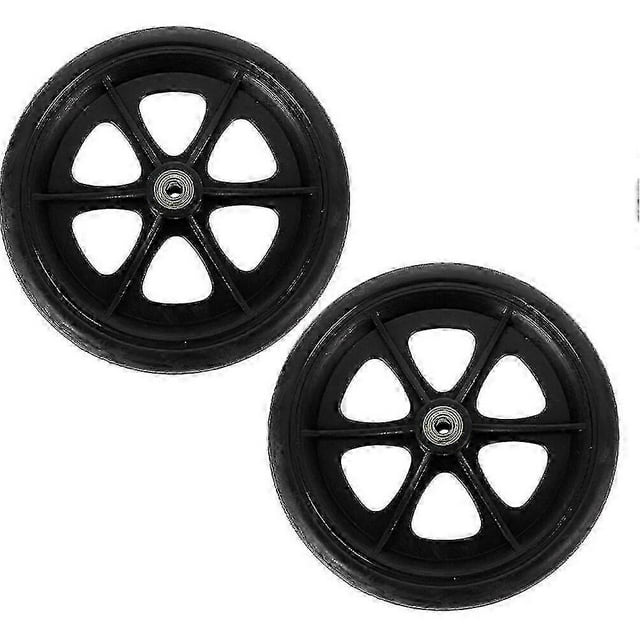 2pcs Wheelchair Wheel 8 Inch Flexible Wheelchair Duty Wheel Wheelchair
