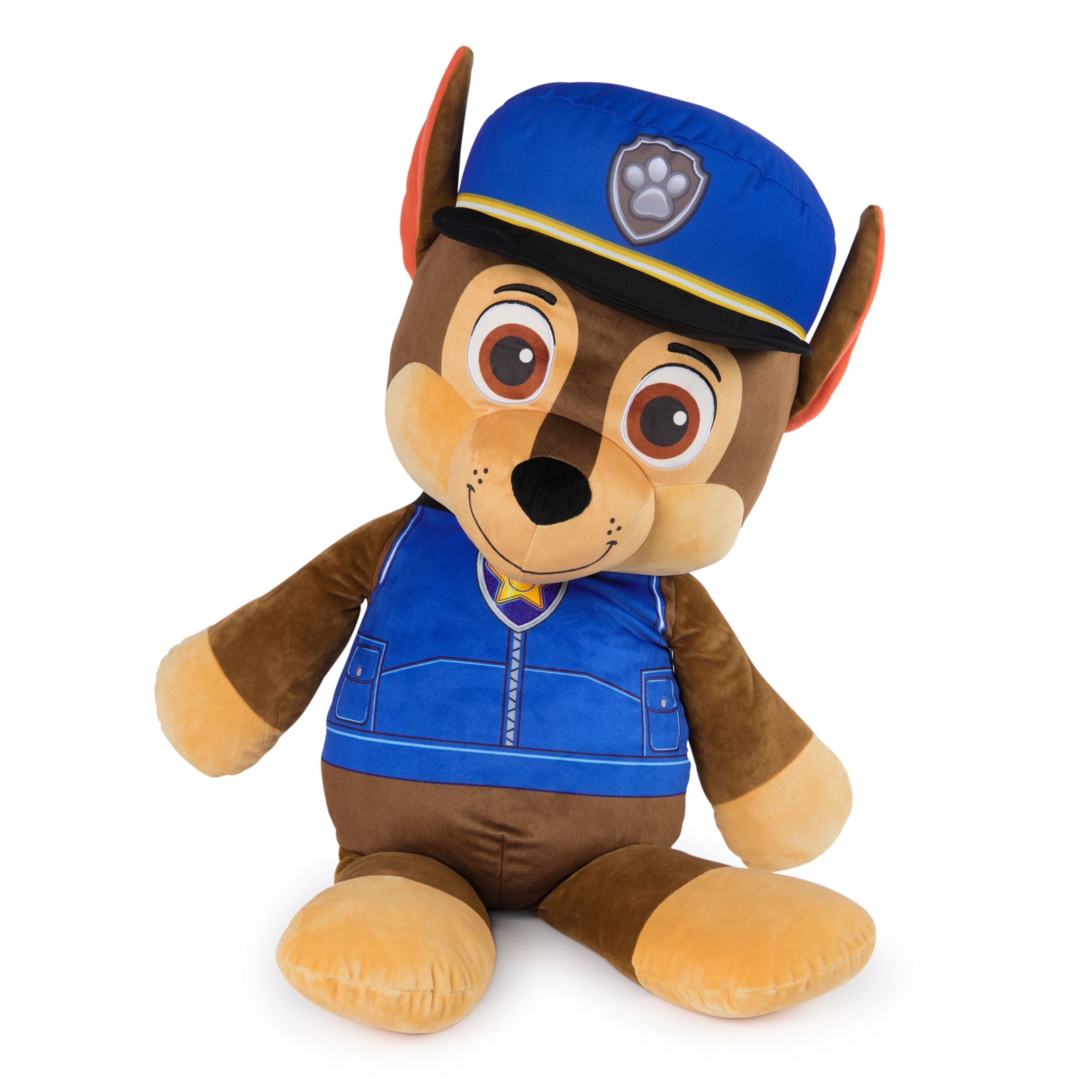 PAW Patrol, Chase Jumbo Plush Toy, 32-Inch Stuffed Animal with Embroidered Details, Kids Toys for Boys and Girls Ages 3 and Up