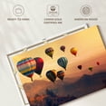 thumbnail image 6 of Elephant Stock Sunset Hot Air Balloons Wall Art - Horizontal Canvas Wall Art - Living Room Wall Decor - Transportation Canvas - Gray And Orange Decor - 24" x 16", 6 of 8