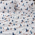 thumbnail image 2 of Great Bay Home Turkish Cotton Printed Flannel Sheet Set  (Twin XL, Print - Winter Days), 2 of 5