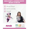 thumbnail image 3 of Disney Minnie Mouse Pullover Fleece Sweatshirt and Leggings Outfit Set Infant to Big Kid, 3 of 5