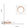 thumbnail image 5 of ANGARA Natural Nature Inspired Round Ruby & Diamond Vine Ring in 14K Rose Gold for Women (Size-1.5mm) | July Birthstone, Birthday, Anniversary, Jewelry Gift for Women | Natural Ruby Ring, 5 of 9