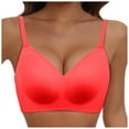 thumbnail image 2 of DuoJiaJ Comfortable Seamless Full Coverage Bra For Women Wireless Bras With Soft Support Regular And Plus Size Wireless Bras Red, 2 of 5