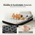 thumbnail image 5 of Honeydrill Queen Size 9" Air Mattress with Headboard, Air Couch Sofa Bed, 5 of 7