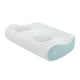 thumbnail image 3 of Almohada cervical de espuma viscoelástica con orificios para las orejas, ergonómica, cómoda para dormir de lado. Azul claro, 3 of 8