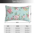 thumbnail image 4 of Disketp Pillow Covers Vintage Floral Pattern Throw Pillow Case Cushion Covers,Cushion For Bedroom,Couch,Home-16"X24", 4 of 9