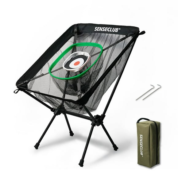 Red plegable para astillar golf SENSECLUB con tapete y bolsa