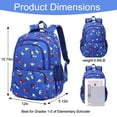 thumbnail image 4 of Mochila CLUCI Kids Blue Car para niños y niñas de 6 a 12 años, 4 of 8